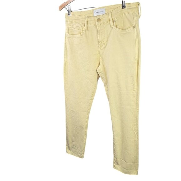 Dear John Blaire Straight Yellow Sunlight Jeans Raw Hem Women’s 28 SUMMER - Picture 3 of 7
